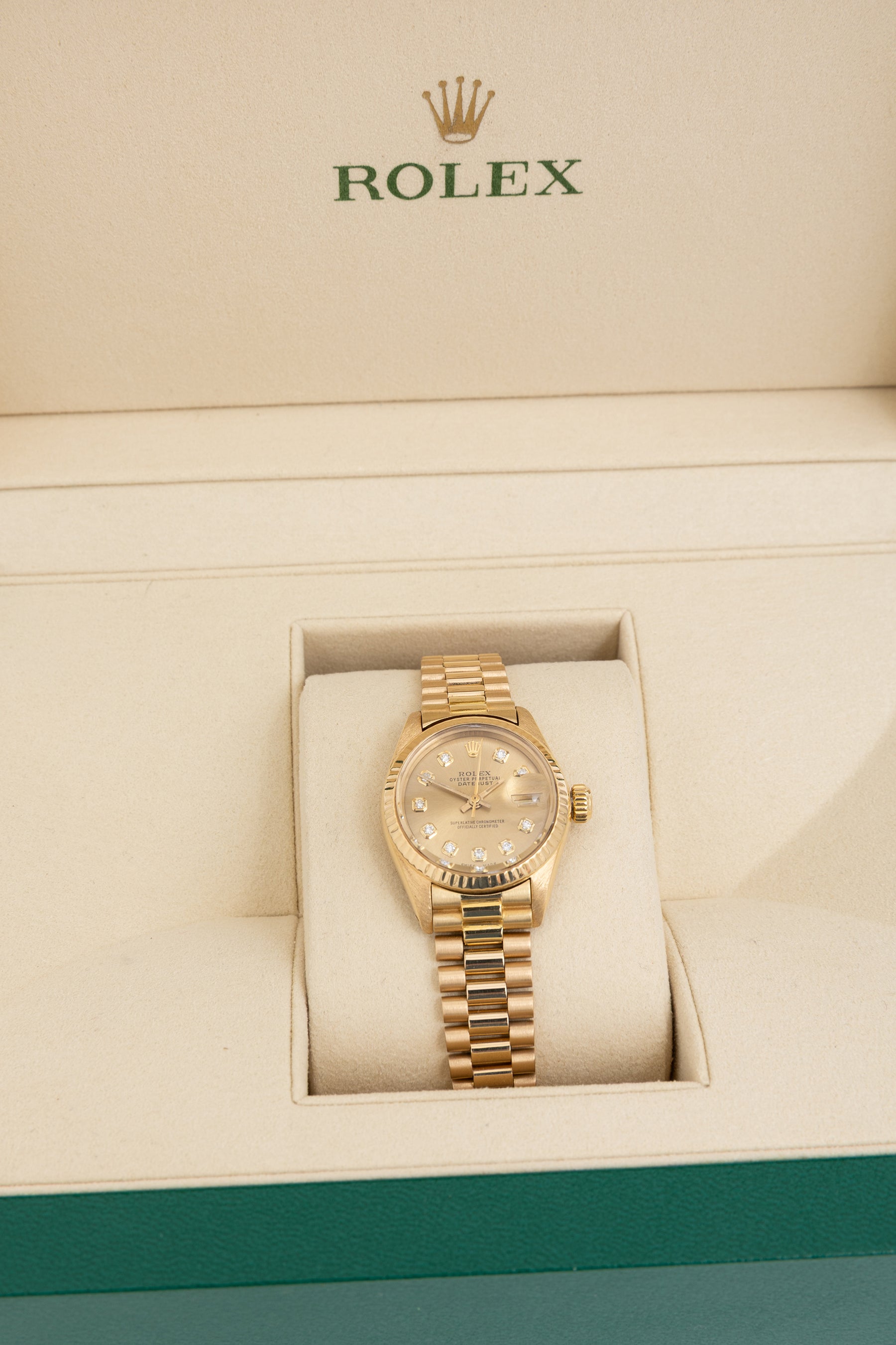 Lady-Datejust 18k Yellow Gold 26mm Watch