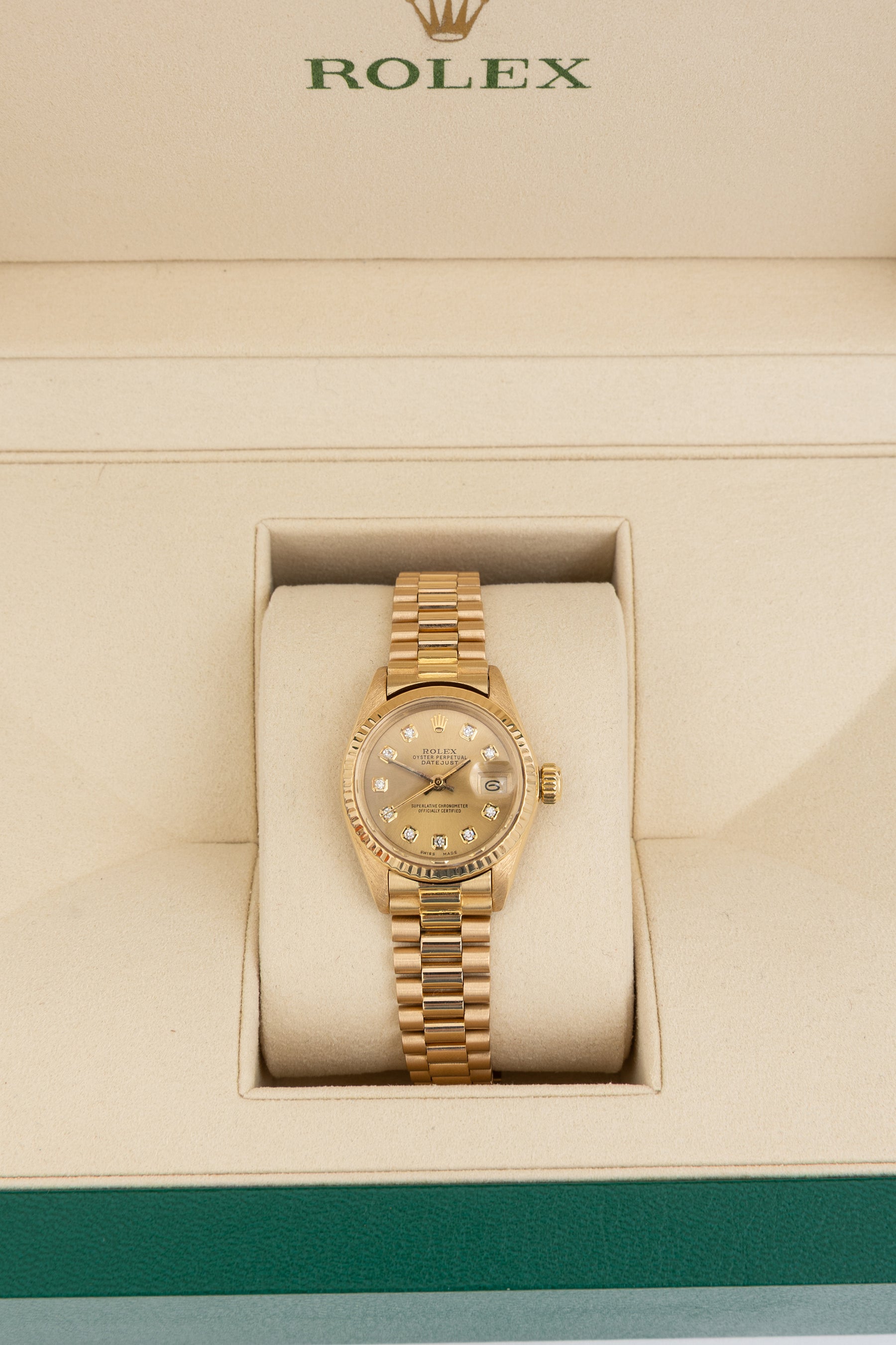 Lady-Datejust 18k Yellow Gold 26mm Watch