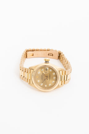 Lady-Datejust 18k Yellow Gold 26mm Watch
