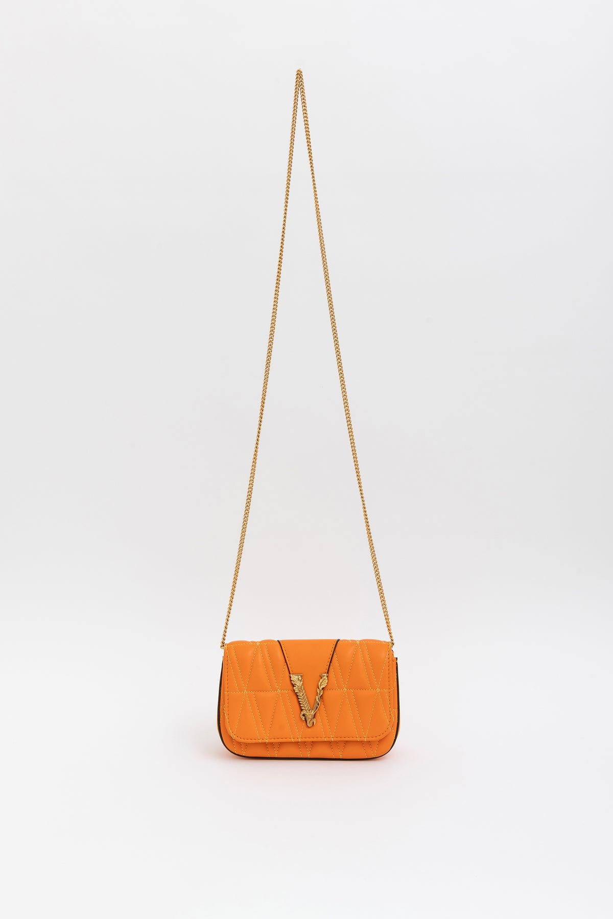 Virtus Quilted Leather Cross-Body Bag