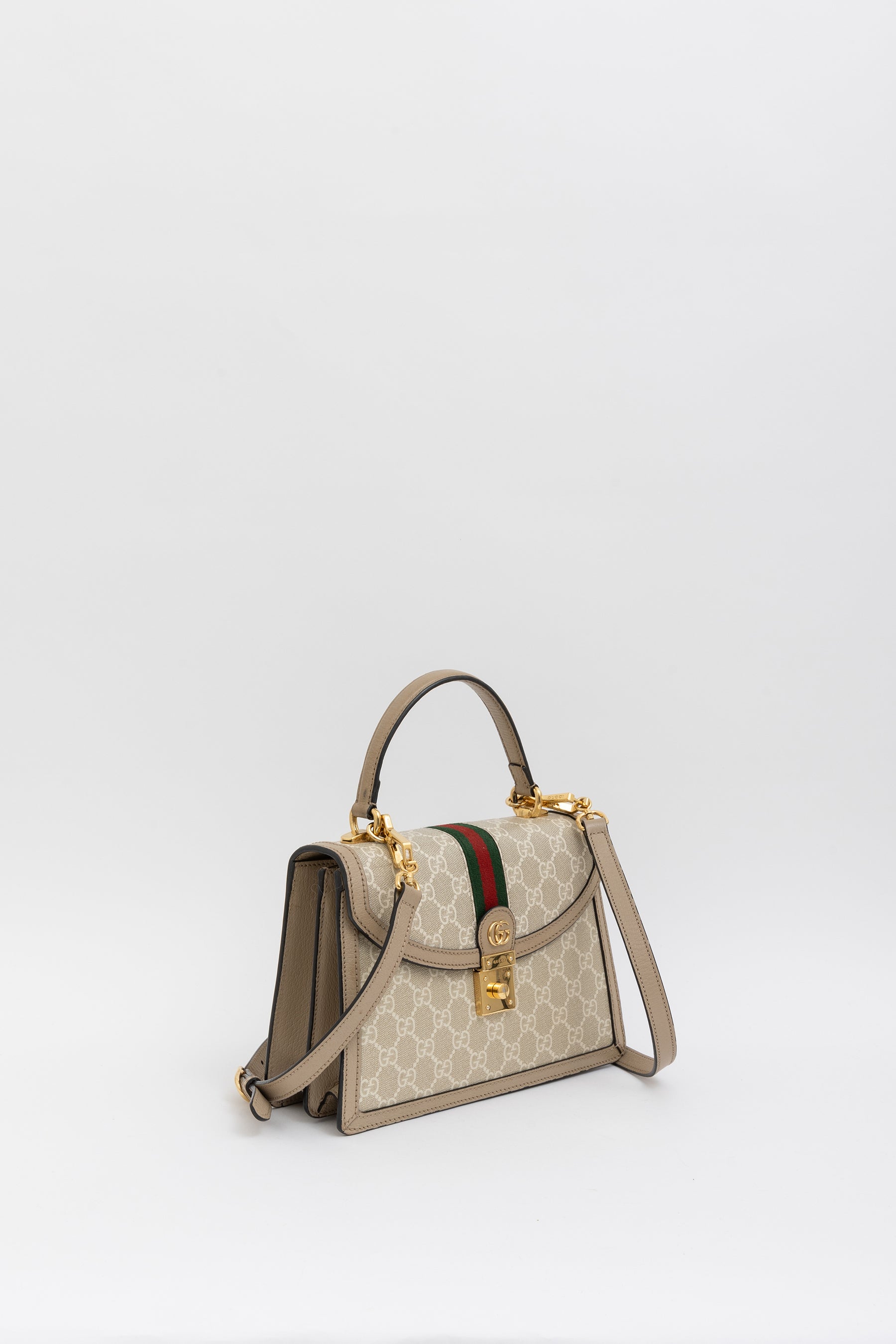 Ophidia Medium Top Handle Bag
