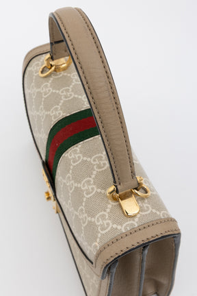 Ophidia Medium Top Handle Bag