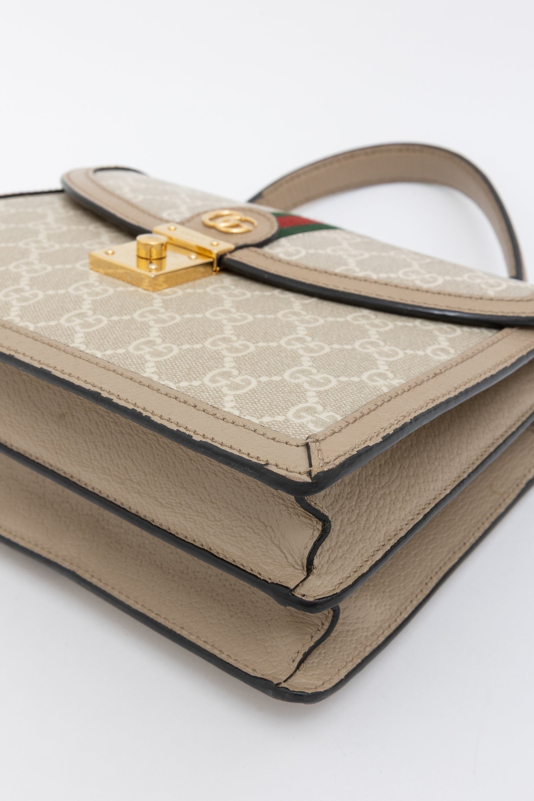 Ophidia Medium Top Handle Bag