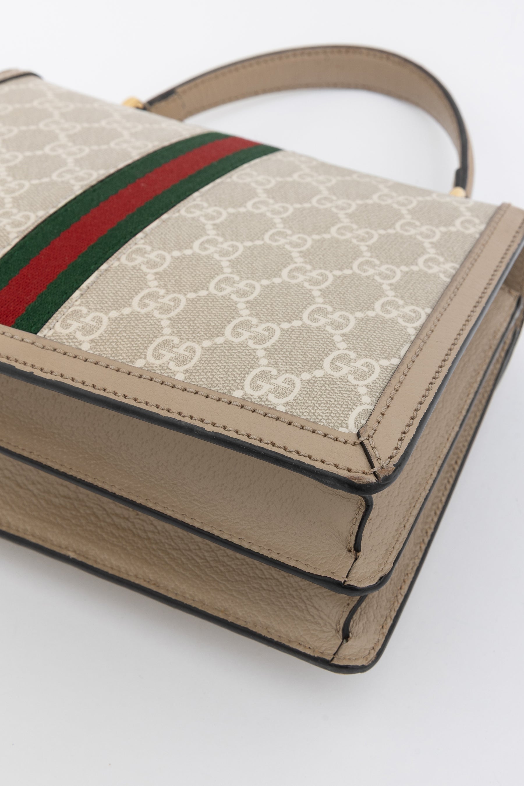 Ophidia Medium Top Handle Bag