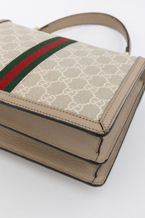 Ophidia Medium Top Handle Bag
