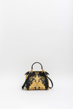 x Versace Fendace FF Baroque Mini Peekaboo Satchel