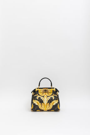 x Versace Fendace FF Baroque Mini Peekaboo Satchel