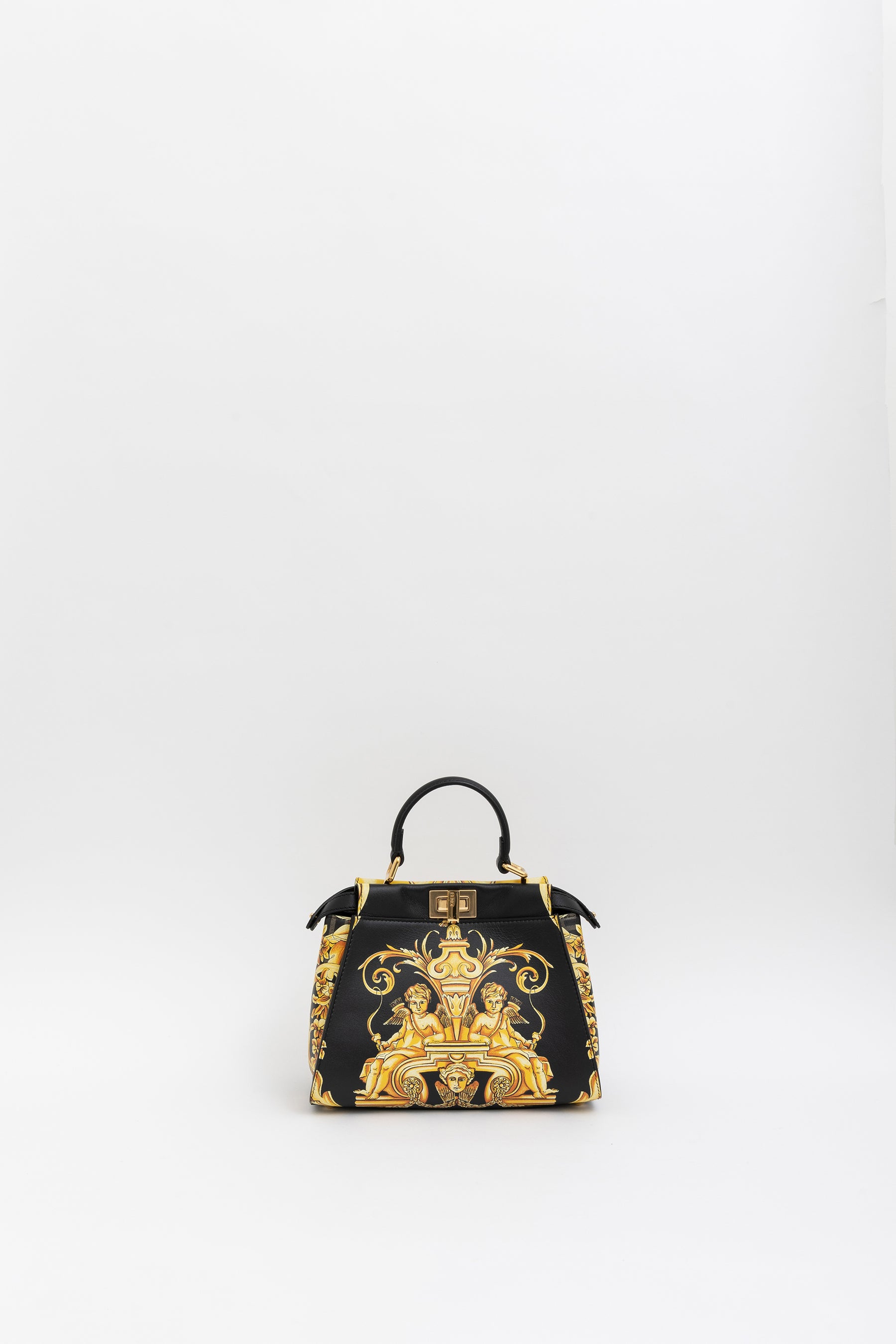 x Versace Fendace FF Baroque Mini Peekaboo Satchel