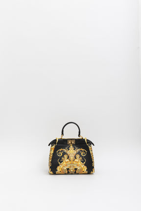 x Versace Fendace FF Baroque Mini Peekaboo Satchel
