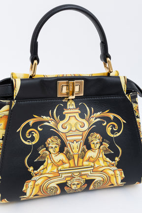 x Versace Fendace FF Baroque Mini Peekaboo Satchel