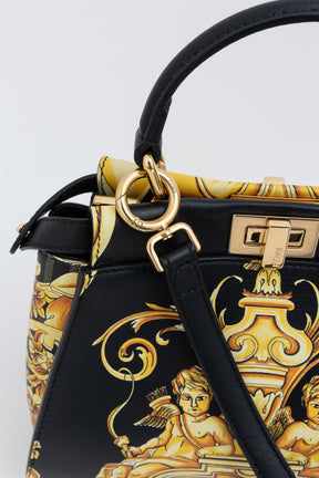 x Versace Fendace FF Baroque Mini Peekaboo Satchel