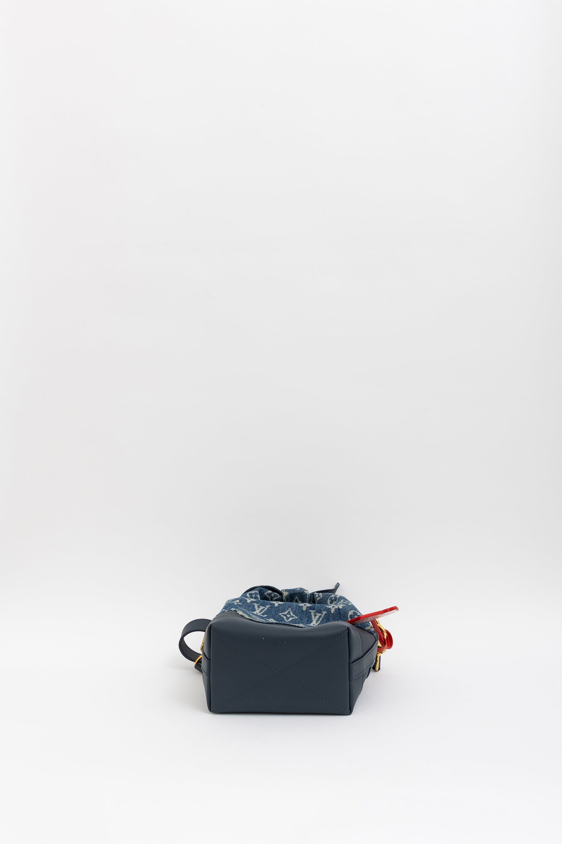 x Nigo Taurillon Monogram Denim Japanese Cruiser Bag