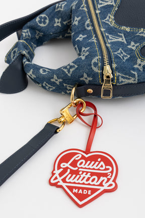 x Nigo Taurillon Monogram Denim Japanese Cruiser Bag