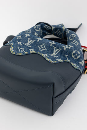 x Nigo Taurillon Monogram Denim Japanese Cruiser Bag
