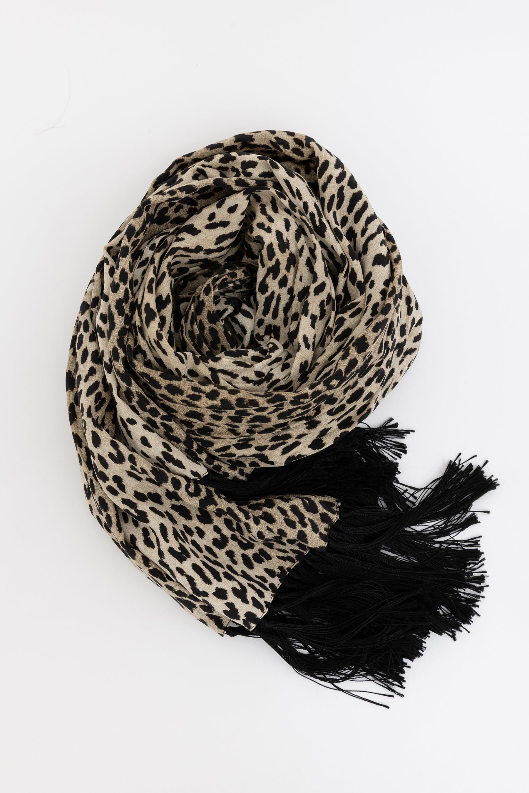 Leopard Baby Cat Print Scarf