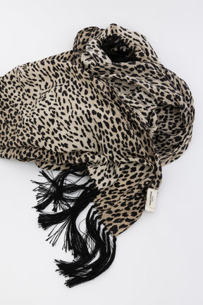 Leopard Baby Cat Print Scarf