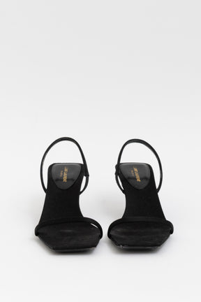 Jaspe Satin Crêpe Sandals