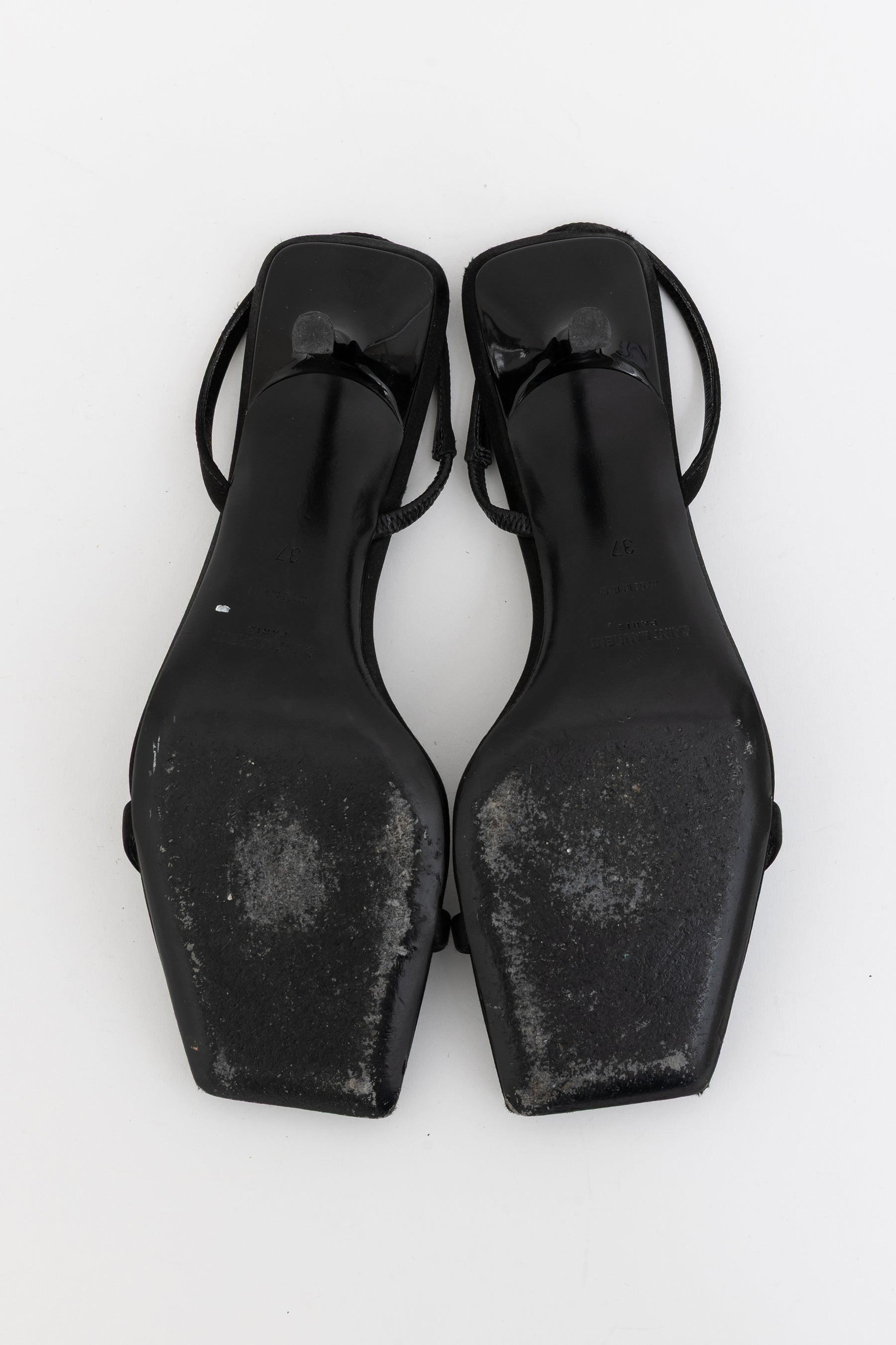 Jaspe Satin Crêpe Sandals
