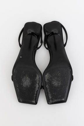 Jaspe Satin Crêpe Sandals
