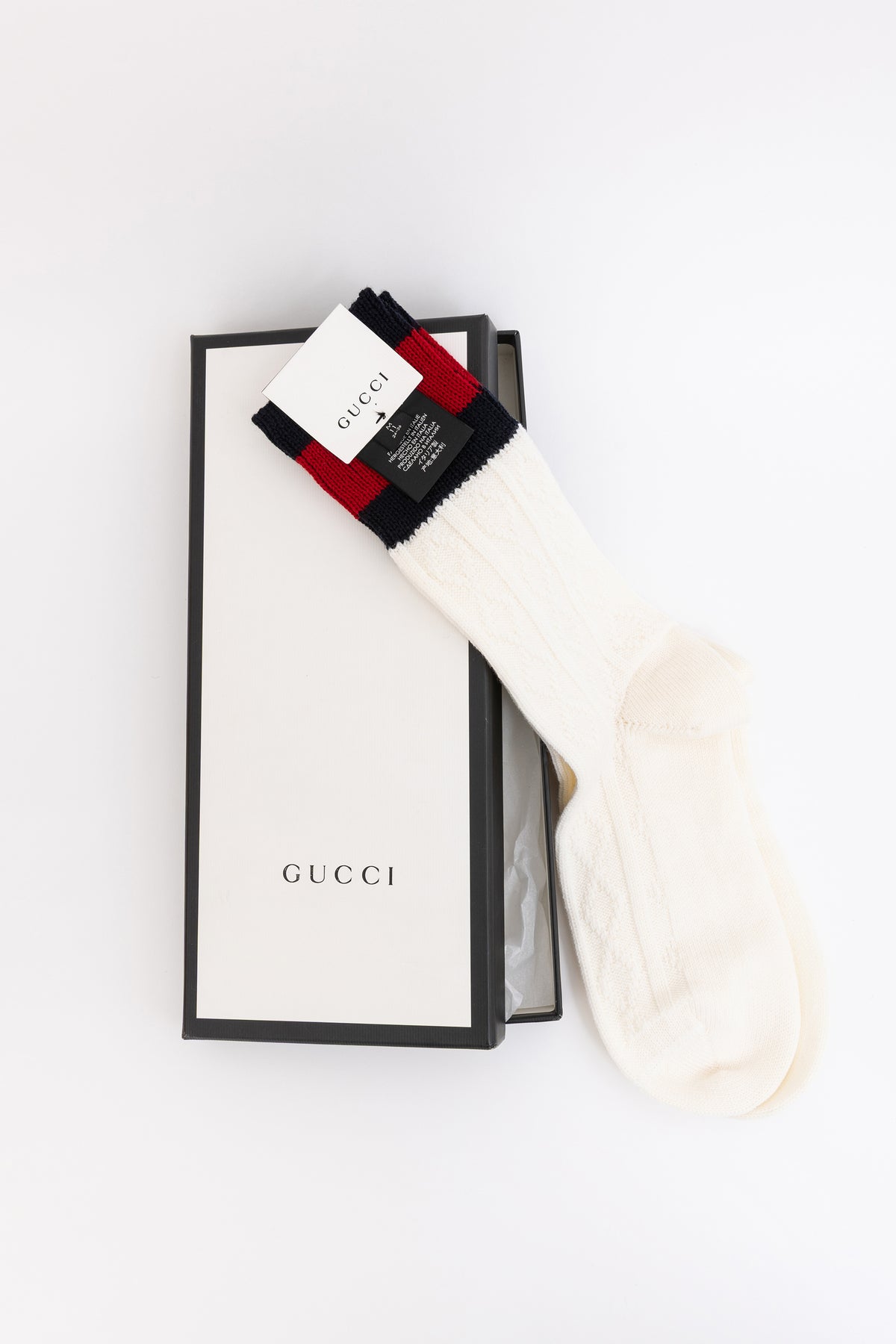 Argyle Knit Crew Socks