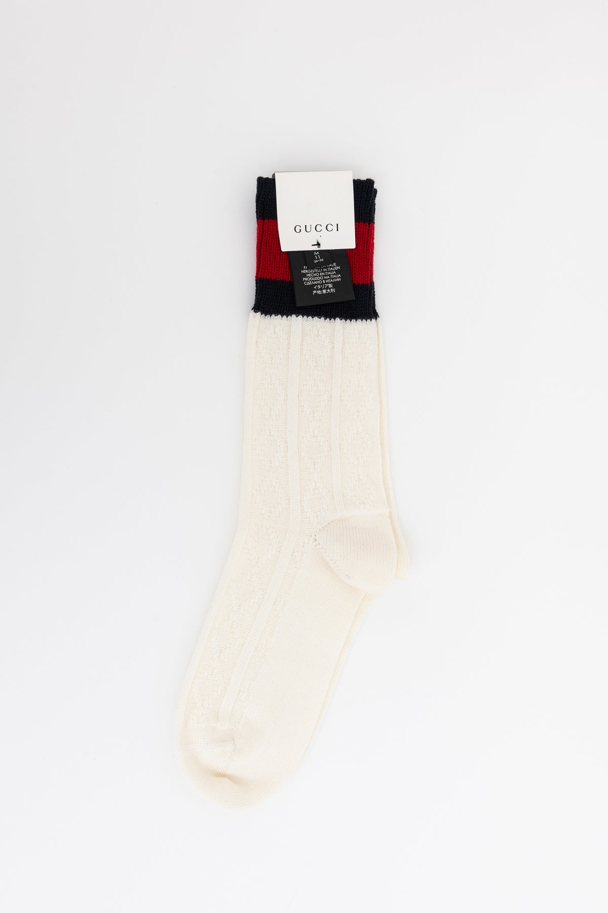 Argyle Knit Crew Socks