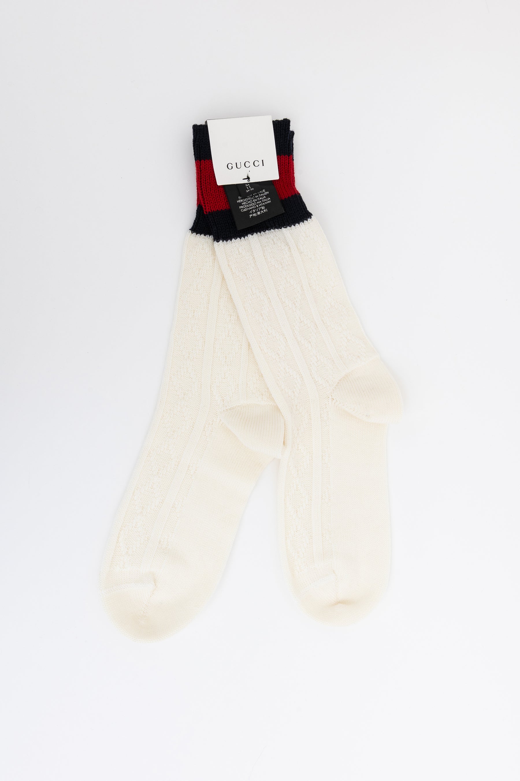 Argyle Knit Crew Socks