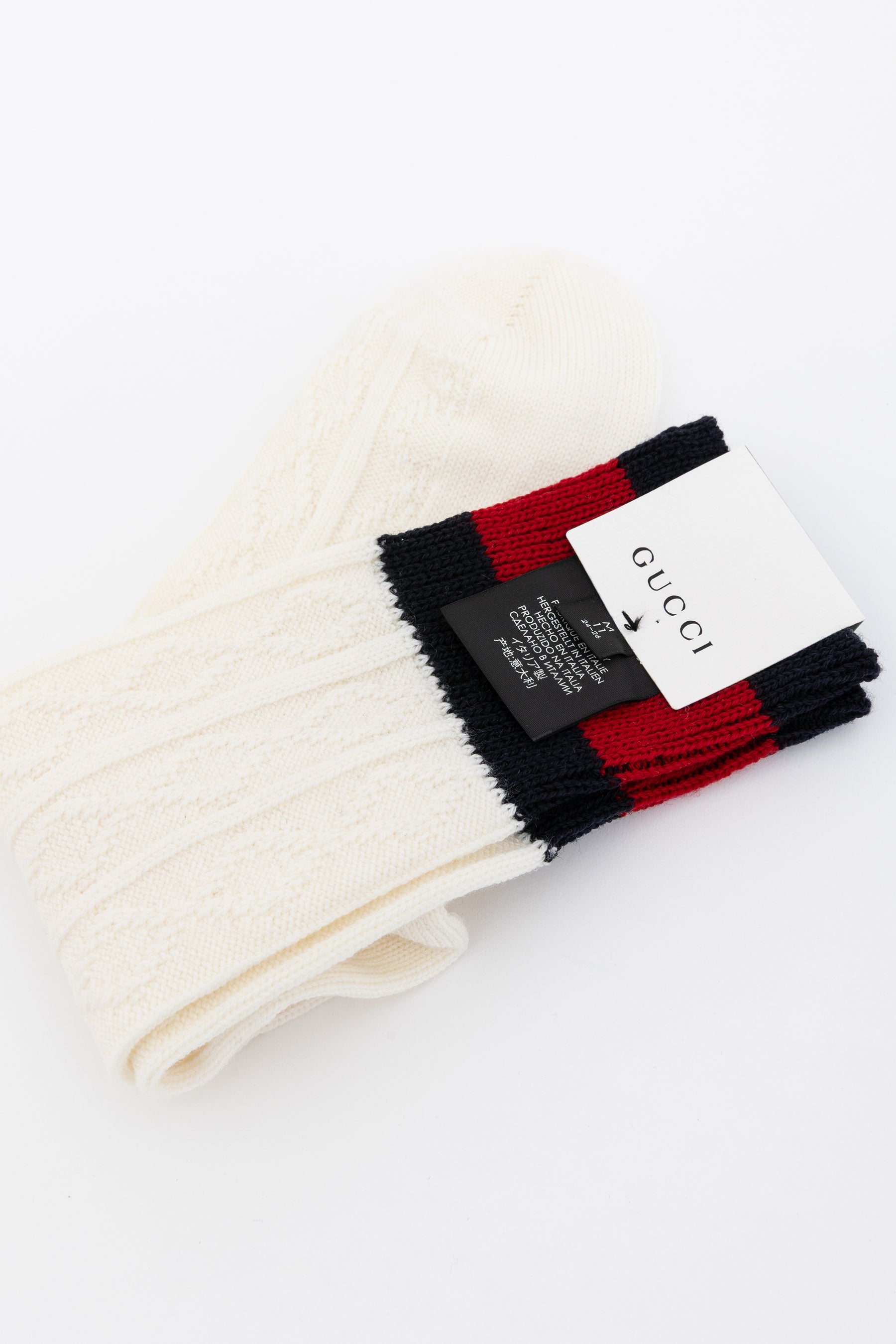 Argyle Knit Crew Socks
