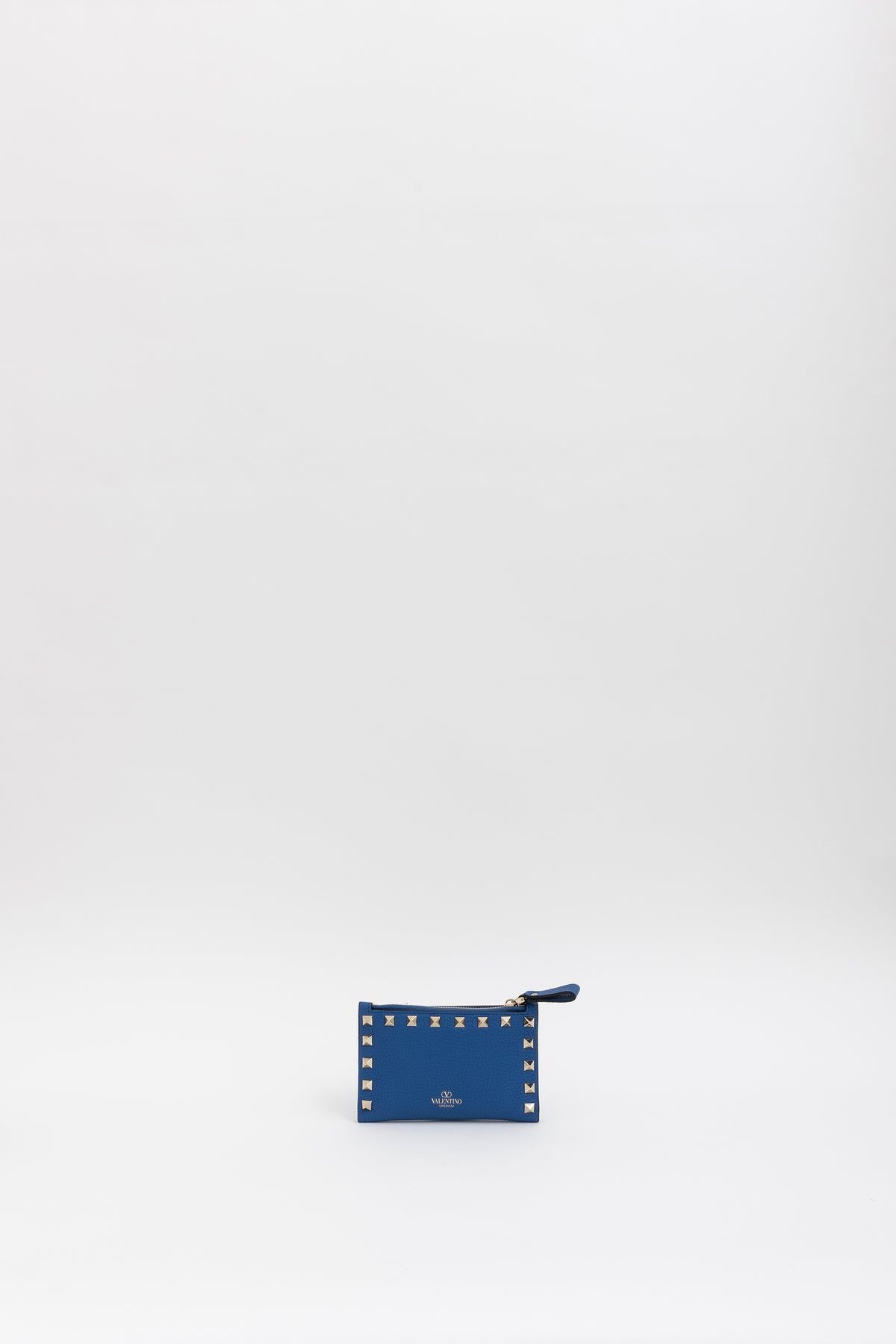 Rockstud Zip Card Case
