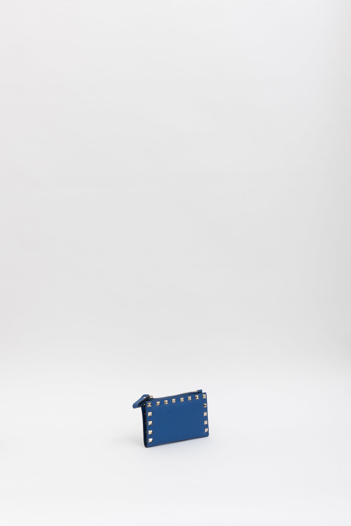 Rockstud Zip Card Case