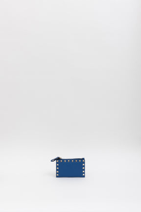 Rockstud Zip Card Case