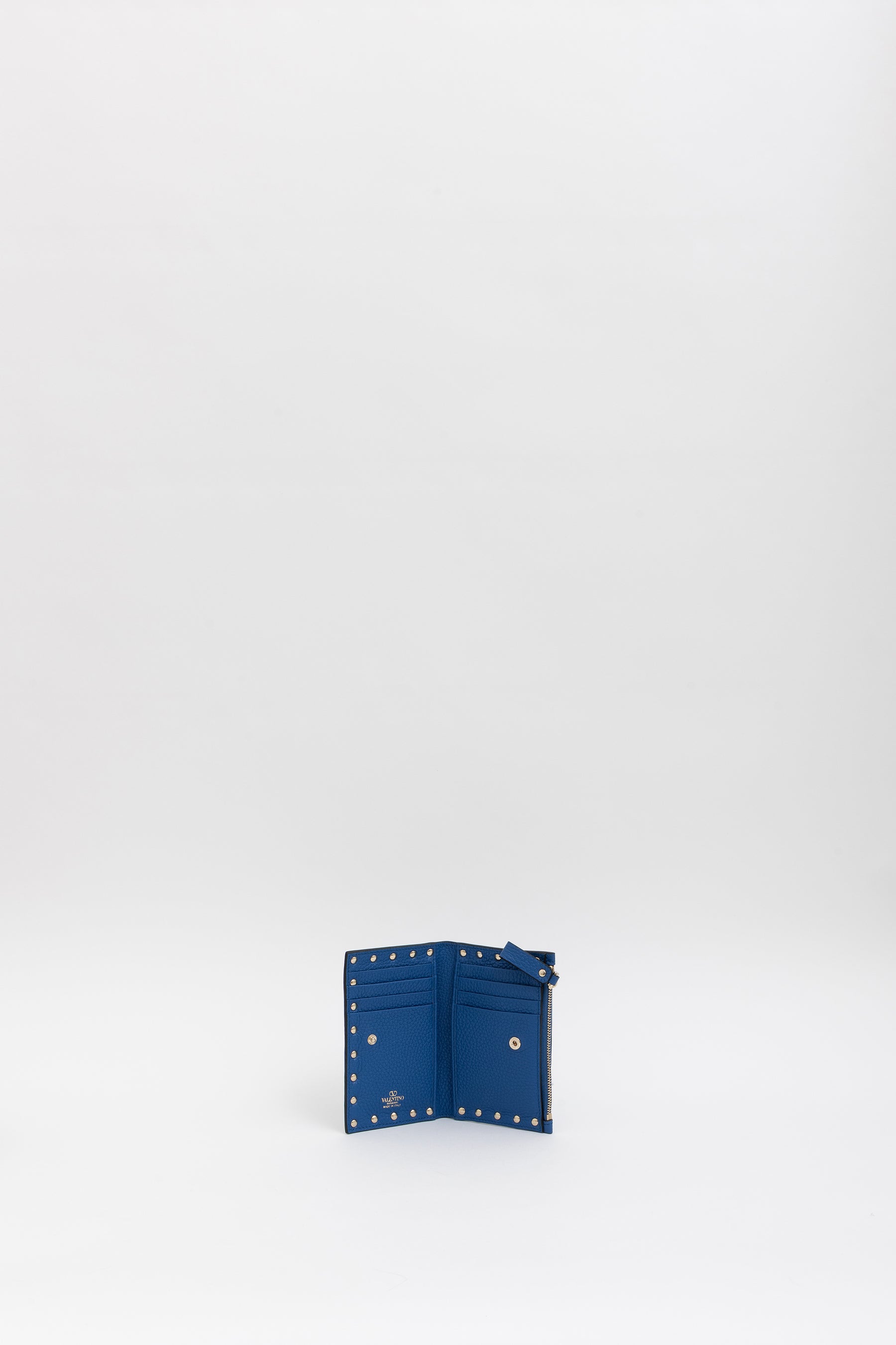 Rockstud Zip Card Case