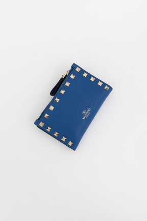 Rockstud Zip Card Case