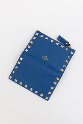 Rockstud Zip Card Case