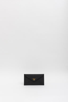 Saffiano Metal Envelope Wallet