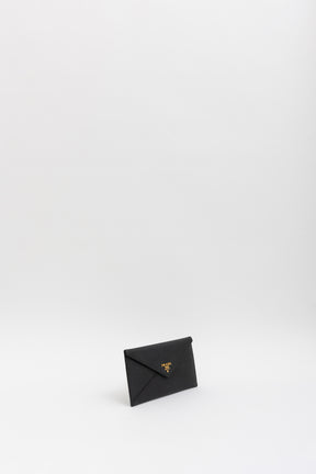 Saffiano Metal Envelope Wallet