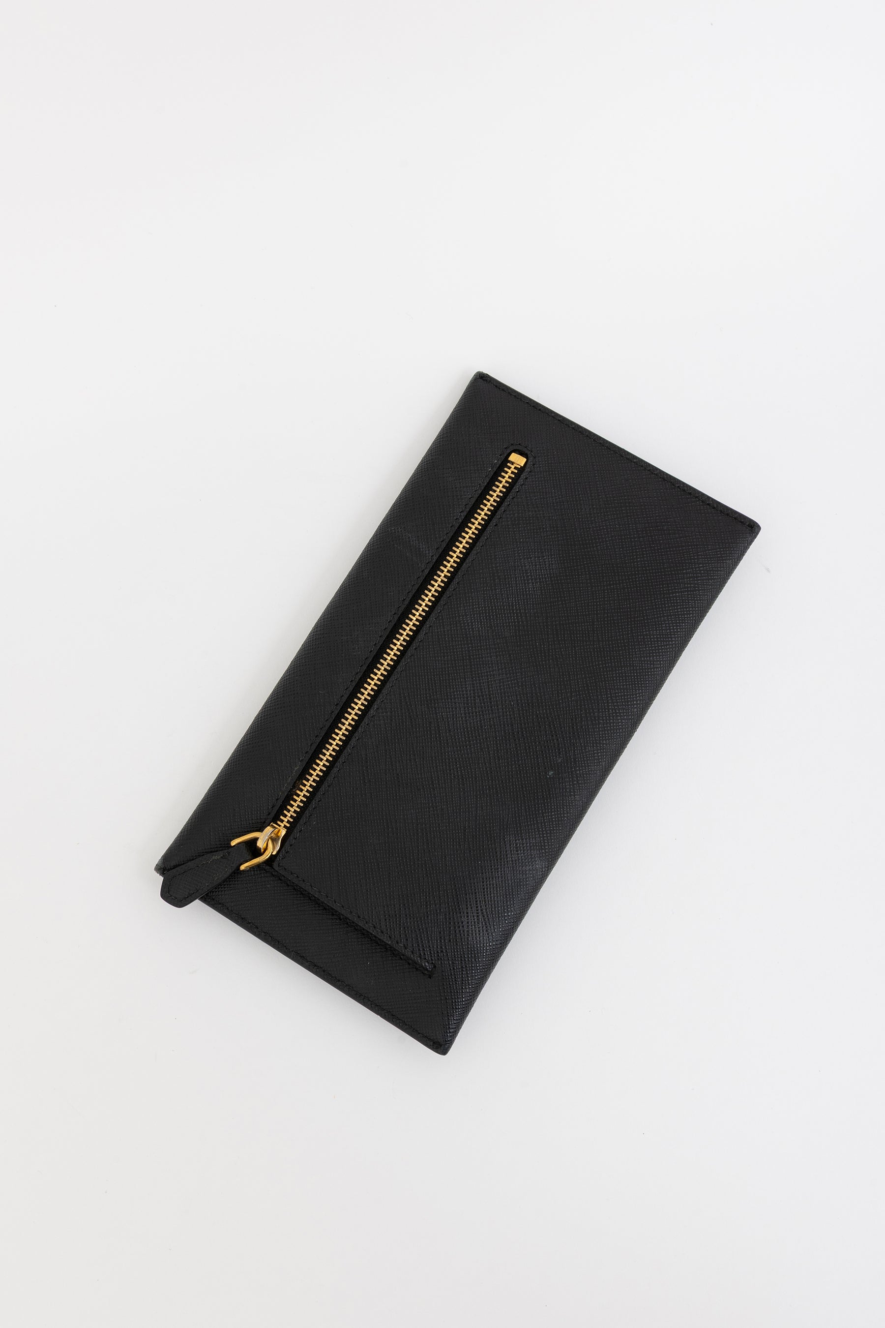 Saffiano Metal Envelope Wallet