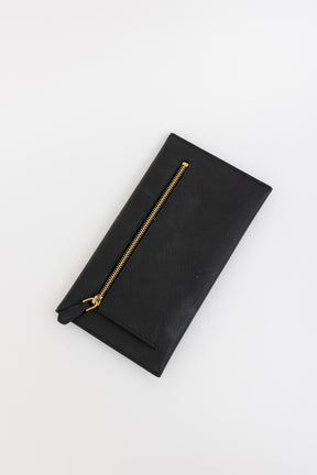 Saffiano Metal Envelope Wallet