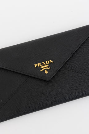 Saffiano Metal Envelope Wallet