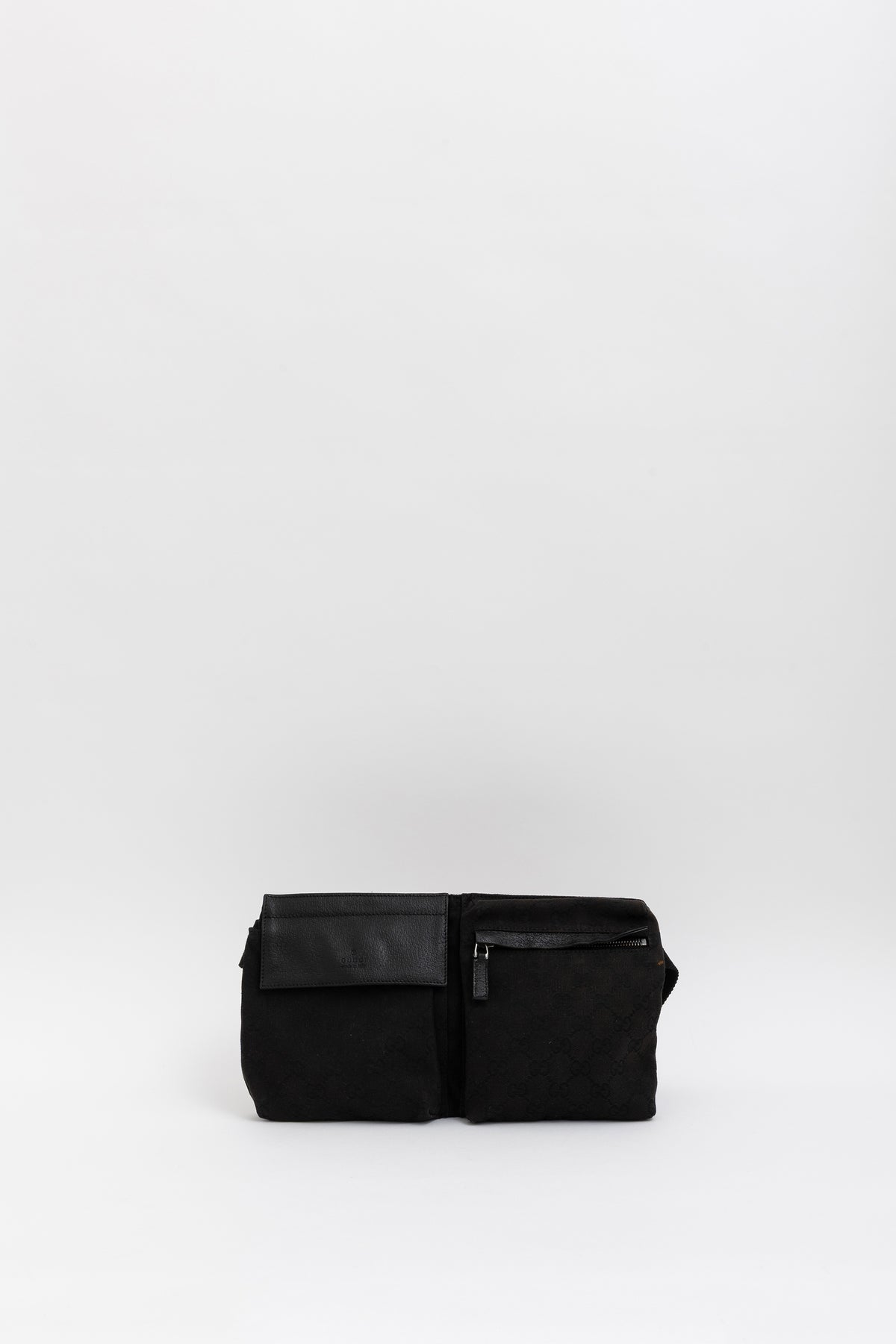 GG Monogram Double Pocket Belt Bag