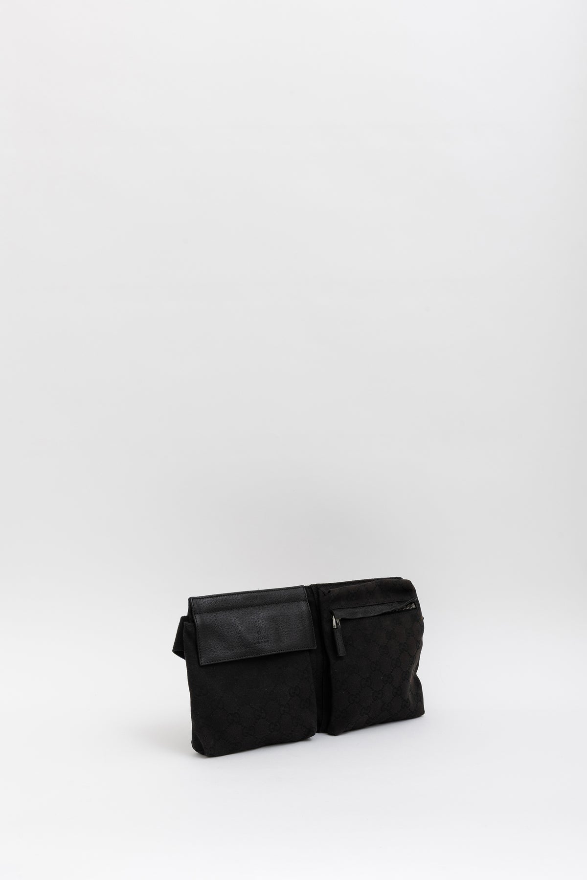 GG Monogram Double Pocket Belt Bag