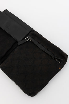 GG Monogram Double Pocket Belt Bag