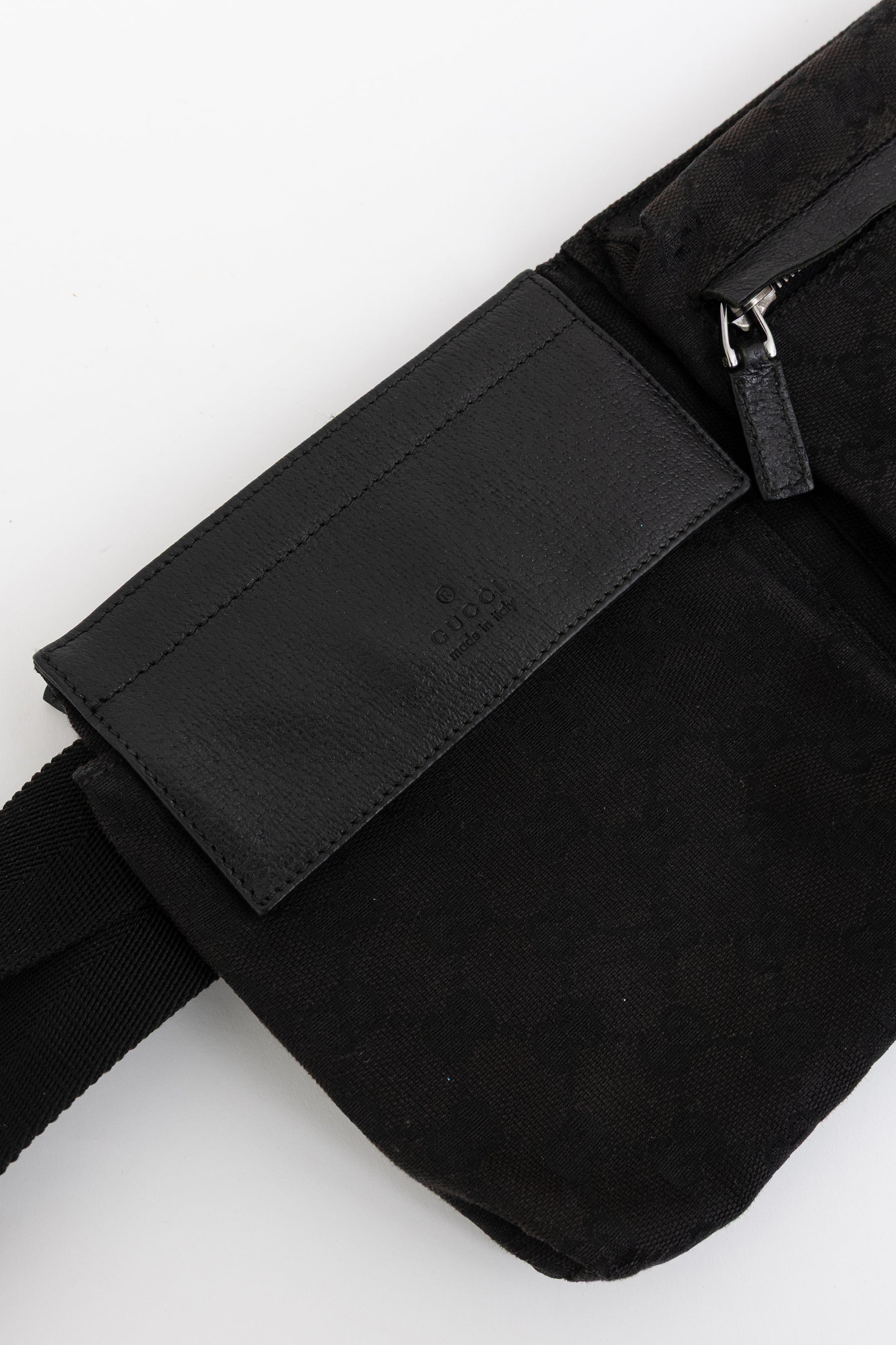 GG Monogram Double Pocket Belt Bag