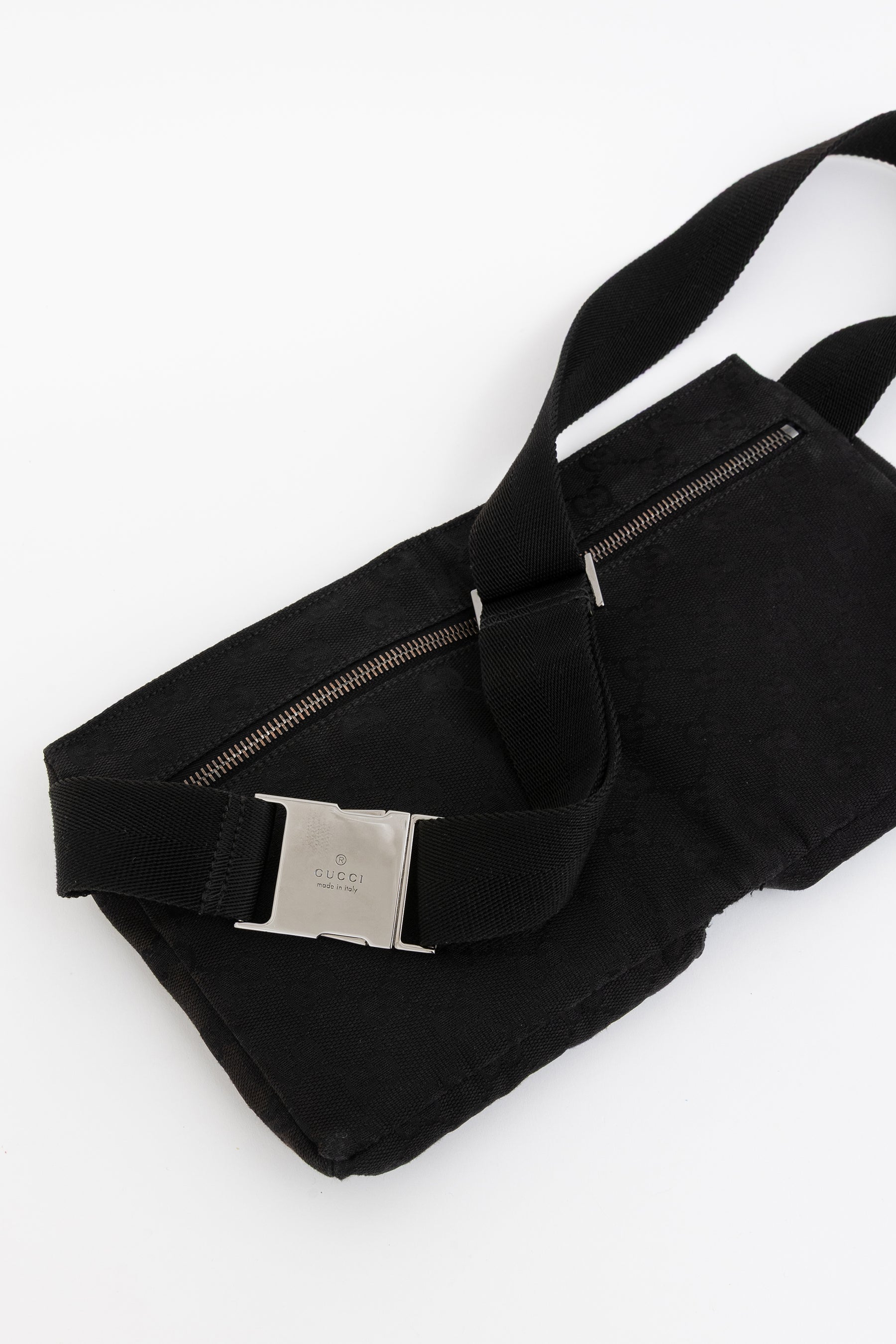 GG Monogram Double Pocket Belt Bag