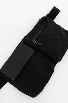 GG Monogram Double Pocket Belt Bag