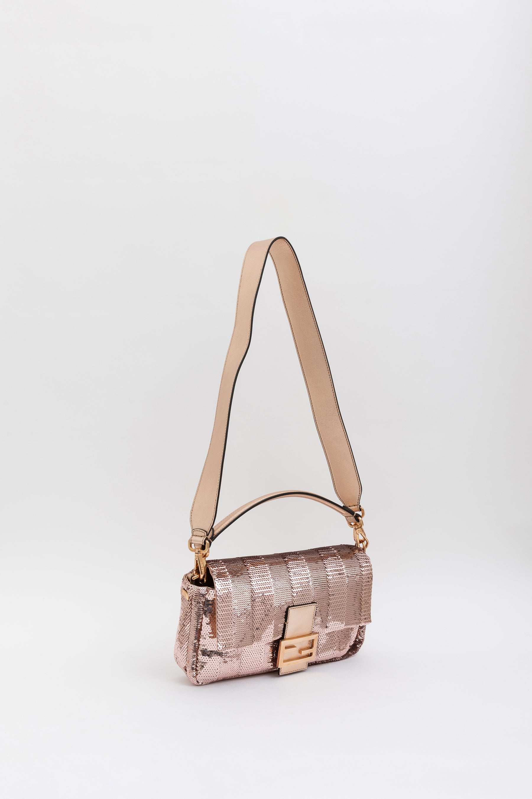 Chinese New Year Sequin Baguette Bag
