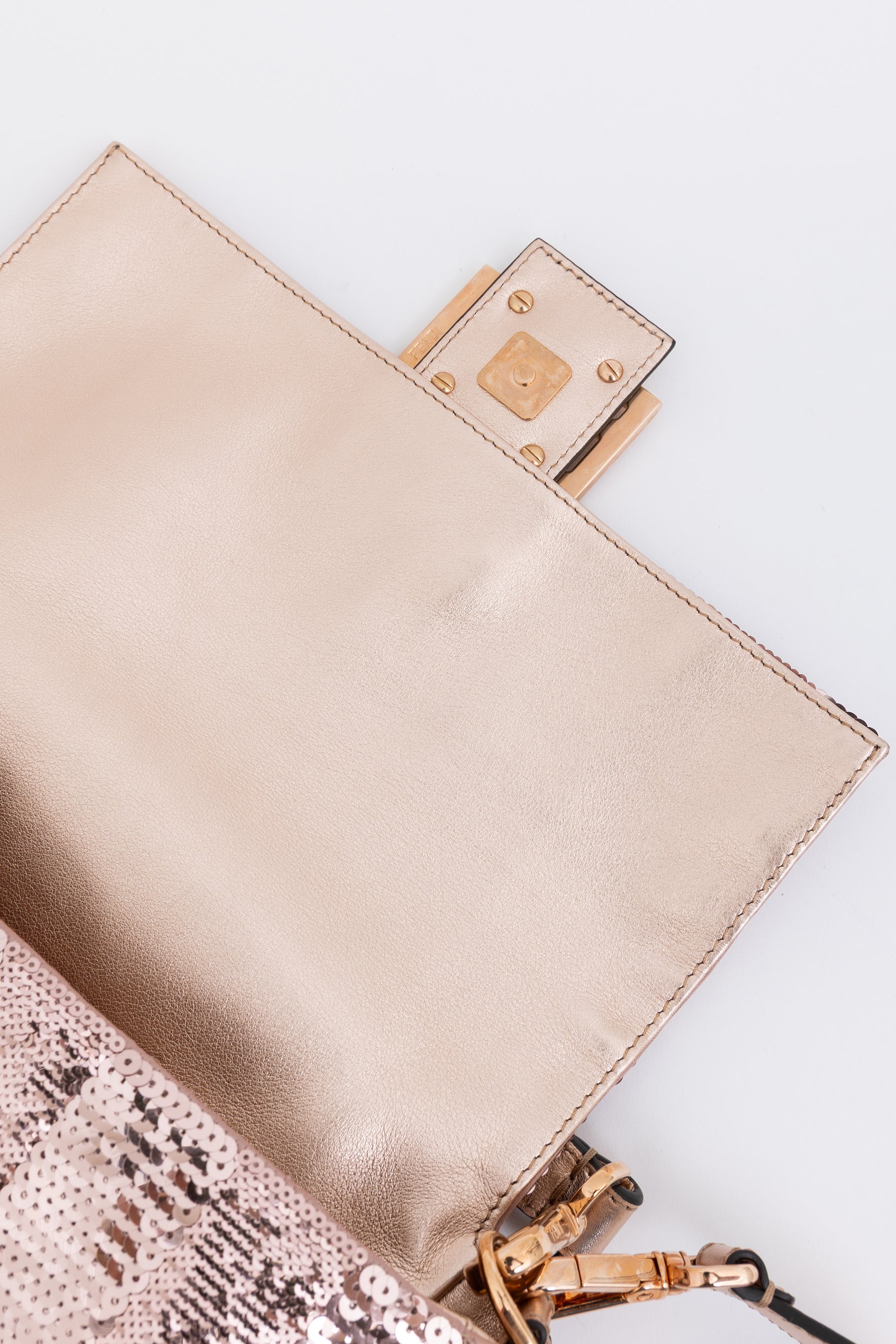 Chinese New Year Sequin Baguette Bag