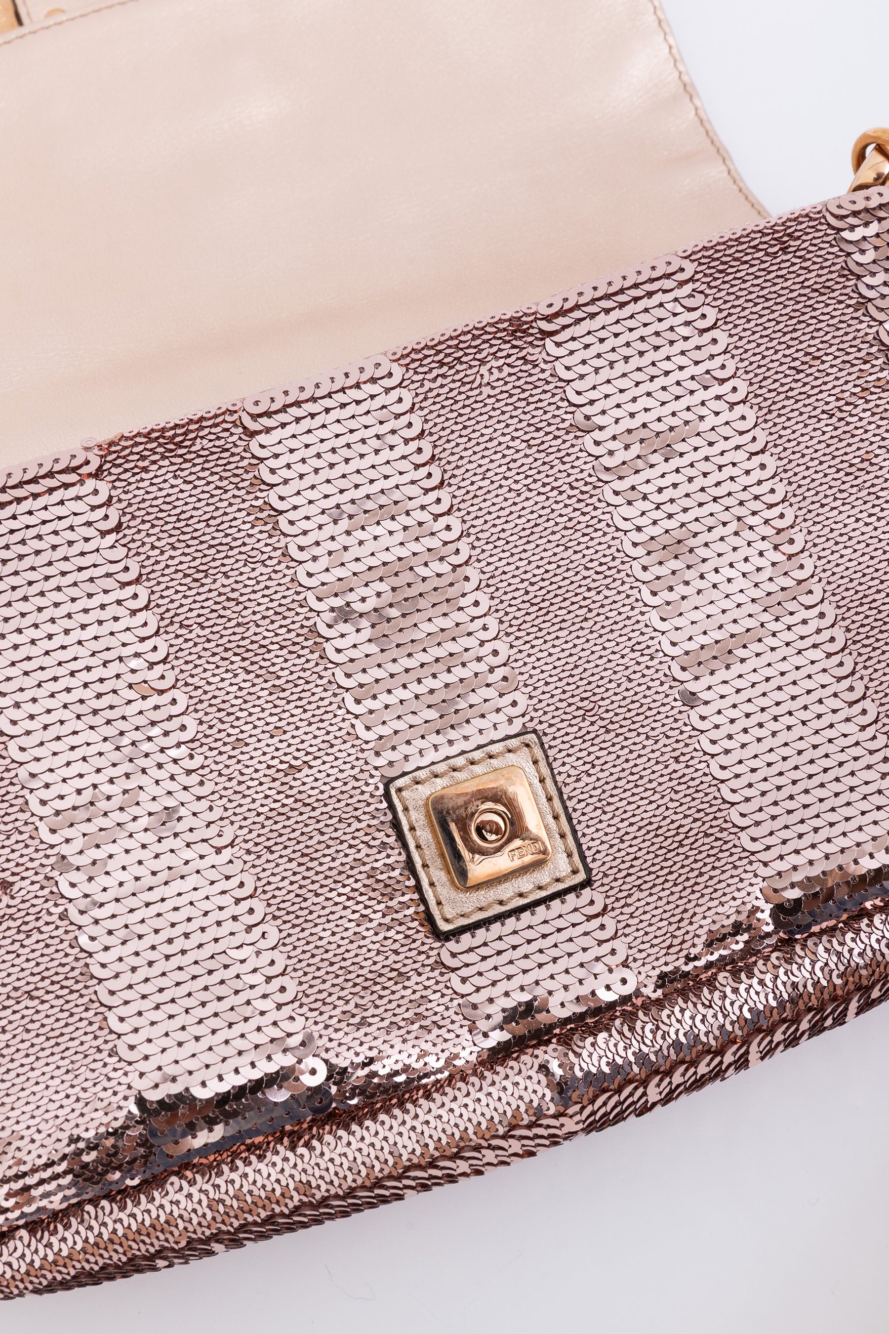 Chinese New Year Sequin Baguette Bag