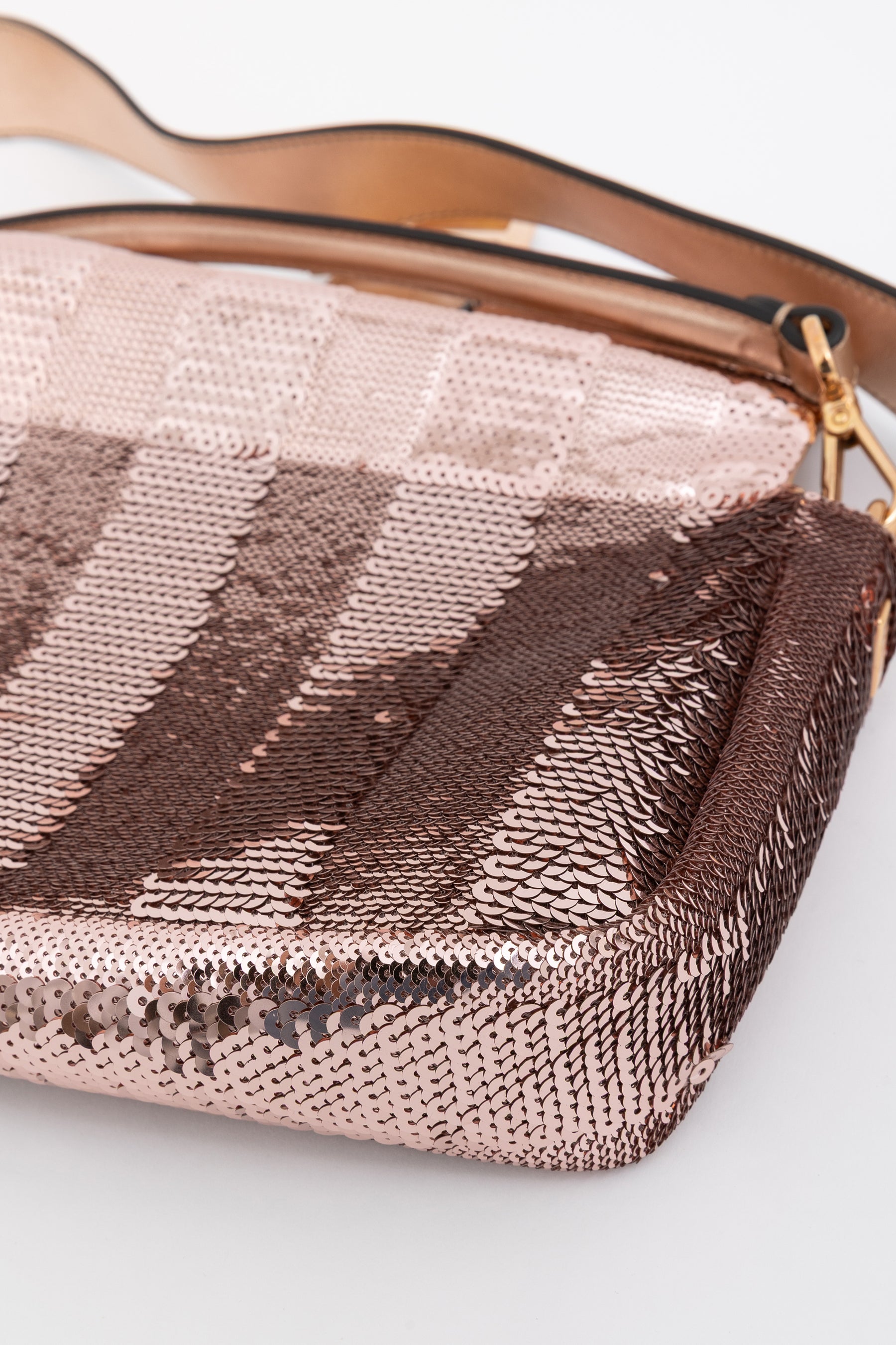 Chinese New Year Sequin Baguette Bag