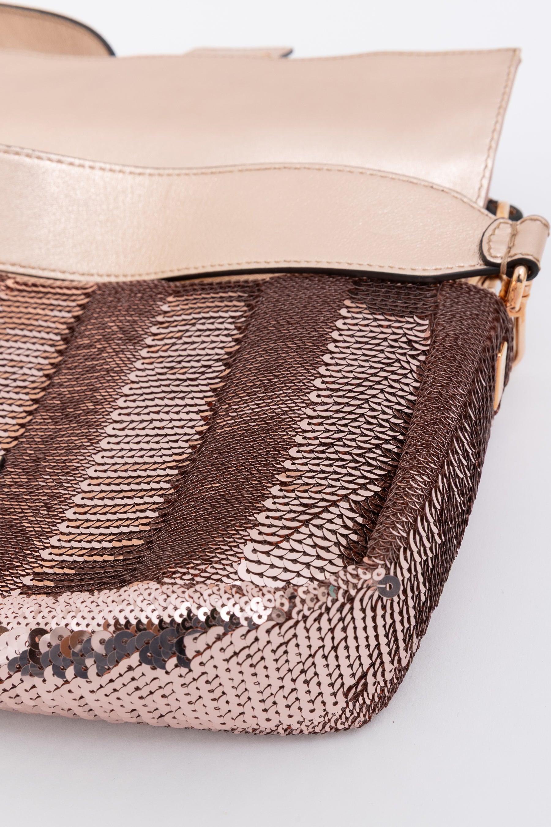 Chinese New Year Sequin Baguette Bag