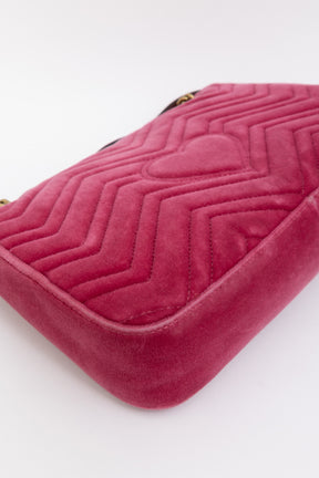 Blind for Love Embroidered Medium GG Marmont Shoulder Bag